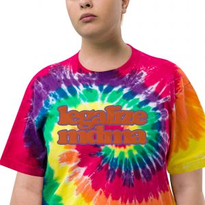 Legalize MDMA tie-dye t-shirt